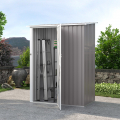 Tuinhuis grijze schuur van gegalvaniseerd plaatstaal 143x89x186 cm Amalfi Aanbieding
