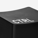 Poef plastic krukje in toetsenbord stijl CTRL Korting
