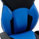 Verstelbare ergonomische kunstleren gaming bureaustoel Portimao Sky Afmetingen