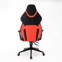 Verstelbare ergonomische kunstleren gaming bureaustoel Portimao Fire Model