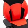 Verstelbare ergonomische kunstleren gaming bureaustoel Portimao Fire Afmetingen