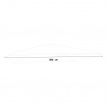 Vervangend doek voor tuinparasol Paradise White, 3x3 m Aanbod