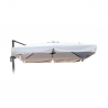 Vervangend doek voor tuinparasol 2,5x2,5 m aluminium arm Paradise met volant  Aanbieding