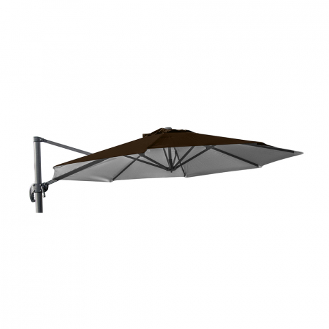 Toile de Remplacement pour tonnelle de jardin octogonal 3x3 bras en aluminium Paradise Brown
