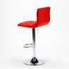 Tabouret de bar cuisine assise émaillée en similicuir design Honolulu 