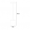 Draadloze LED tafellamp in modern design Gunther 