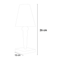 Modern design transparante tafellamp Crystal Catalogus