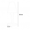 Modern design transparante tafellamp Crystal Catalogus