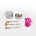 Cuisine de jeu interactive avec accessoires en bois pour enfants Chef Star Milk Modèle