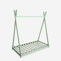 Tentvormig houten Montessori kinderbed 70x140 cm Wigee Verkoop