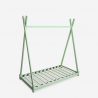 Tentvormig houten Montessori kinderbed 70x140 cm Wigee Verkoop