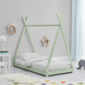 Tentvormig houten Montessori kinderbed 70x140 cm Wigee Aanbieding