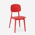 Chaise de cuisine jardin bar restaurant en polypropylène au design moderne Geer 