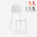 Chaise de cuisine jardin bar restaurant en polypropylène au design moderne Geer Réductions
