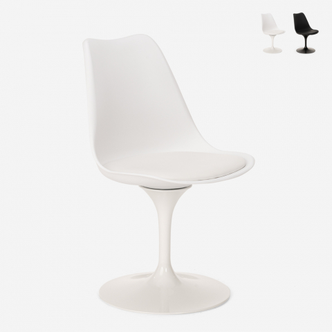 Chaise pivotante au design Goblet coussin salon bureau restaurant Lupas Promotion