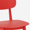 Chaise de cuisine jardin bar restaurant en polypropylène au design moderne Geer 
