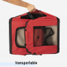 Kleine zachte opvouwbare honden- en katten transportmand 48x31,5x36cm Oliver S Catalogus