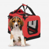 Kleine zachte opvouwbare honden- en katten transportmand 48x31,5x36cm Oliver S Aanbod