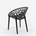 Table carré noir 70x70 + 2 chaises design Moai Black Achat