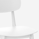 Moderne set met zwarte vierkante tafel 70x70 cm 2 design stoelen Wade Black 