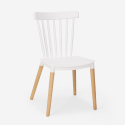 Set van 2 moderne design stoelen en vierkante zwarte tafel 70x70 cm Roslin Black 