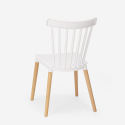 Set van 2 moderne design stoelen en vierkante zwarte tafel 70x70 cm Roslin Black 