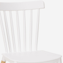 Set van 2 moderne design stoelen en vierkante zwarte tafel 70x70 cm Roslin Black 
