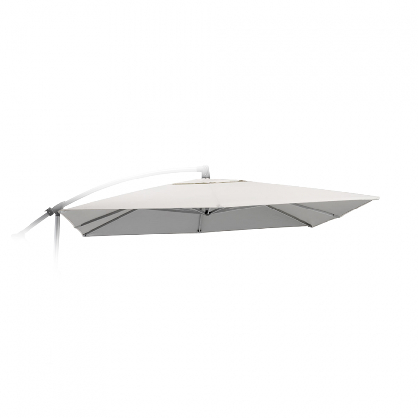 Vervangend doek voor tuinparasol 2,5x2,5 m aluminium arm Shadow Aanbieding Vervangend doek voor tuinparasol 2,5x2,5 m aluminium arm Shadow Aanbieding