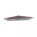 Vervangend doek voor 2,5x2,5 m parasol aluminium arm Shadow Brown Aanbieding