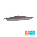 Vervangend doek voor 2,5x2,5 m parasol aluminium arm Shadow Brown Verkoop