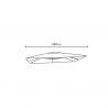 Vervangend doek voor 2,5x2,5 m parasol aluminium arm Shadow Brown Aanbod