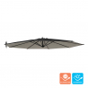 Vervangend doek voor achthoekige tuinparasol 3x3 m met aluminium arm Fan Noir Verkoop