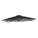 Reserve doek voor zeshoekige tuinparasol 3x3 m met stalen arm Dorico Noir Aanbieding