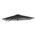 Reserve doek voor zeshoekige tuinparasol 3x3 m met stalen arm Dorico Noir Aanbieding