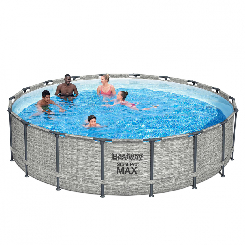 Bestway 5618Y bovengronds rond zwembad Steel Pro Max 549x122 cm Aanbieding Bestway 5618Y bovengronds rond zwembad Steel Pro Max 549x122 cm Aanbieding