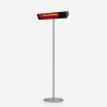 Radiateur infrarouge sur pied 2000W avec support extérieur Karst High Vente