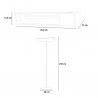 Radiateur infrarouge sur pied 2000W avec support extérieur Karst High Catalogue