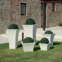 Vase décorations 85 cm de haut design pour terrasse et jardin Patio Achat