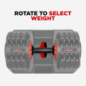 Paar halters 2 x 32 kg dumbbells met verstelbaar gewicht Oonda Korting