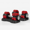 Paar dumbbells 2 x 12 kg verstelbaar gewicht Erope Aanbieding