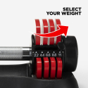 Paar dumbbells 2 x 12 kg verstelbaar gewicht Erope Kortingen