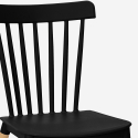 Witte eettafel set 120x80 cm met 4 design stoelen Bounty 