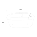 SPA et hydromassage gonflable bassin ovale 190x120cm EaseZone 7150012 Catalogue