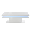Salontafel glanzend wit 100x55cm LED licht Little Big Kosten