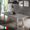 Uitschuifbare tafel 140-190x90cm grijs voor eetkamer woonkamer Jesi Stone Aanbod
