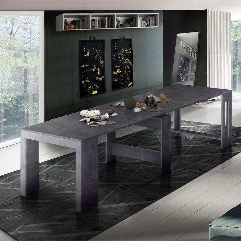 Leisteen console uitbreiding eettafel 90-300x51cm modern ontwerp Pratika