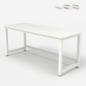 Rechthoekig bureau Bridgewhite 160, 160 x 70 cm Kosten