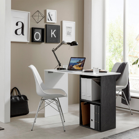 Bureau design moderne 110x50cm salon et chambre Conti Ardesia Promotion