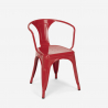 table 80x80cm + 4 chaises style design industriel cuisine bar reims 