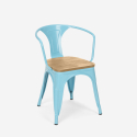 tafel set 120x60cm 4 stoelen hout industrieel wismar top licht Kosten